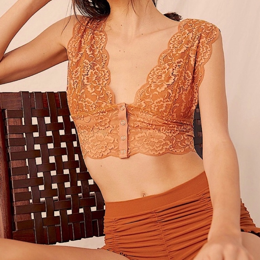 Free People Snap-up Lace Brami Bralette :Small: